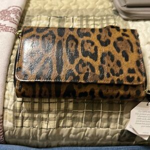 Mundi Leopard flap organizer